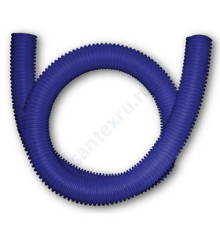 Шланг гофрированный ПЭ для PE-X Дн 32 для трубы Дн 20 синий бухта 50м Санпласт