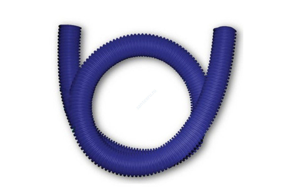 Шланг гофрированный ПЭ для PE-X Дн 40 для трубы Дн 25 синий бухта 30м Санпласт