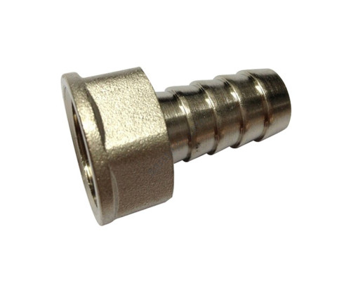 Переходник латунь неразъемный для шланга Дн 16х1/2" ВР AQUALINK 02689 Переходник латунь неразъемный для шланга Дн 16х1/2" ВР AQUALINK 02689