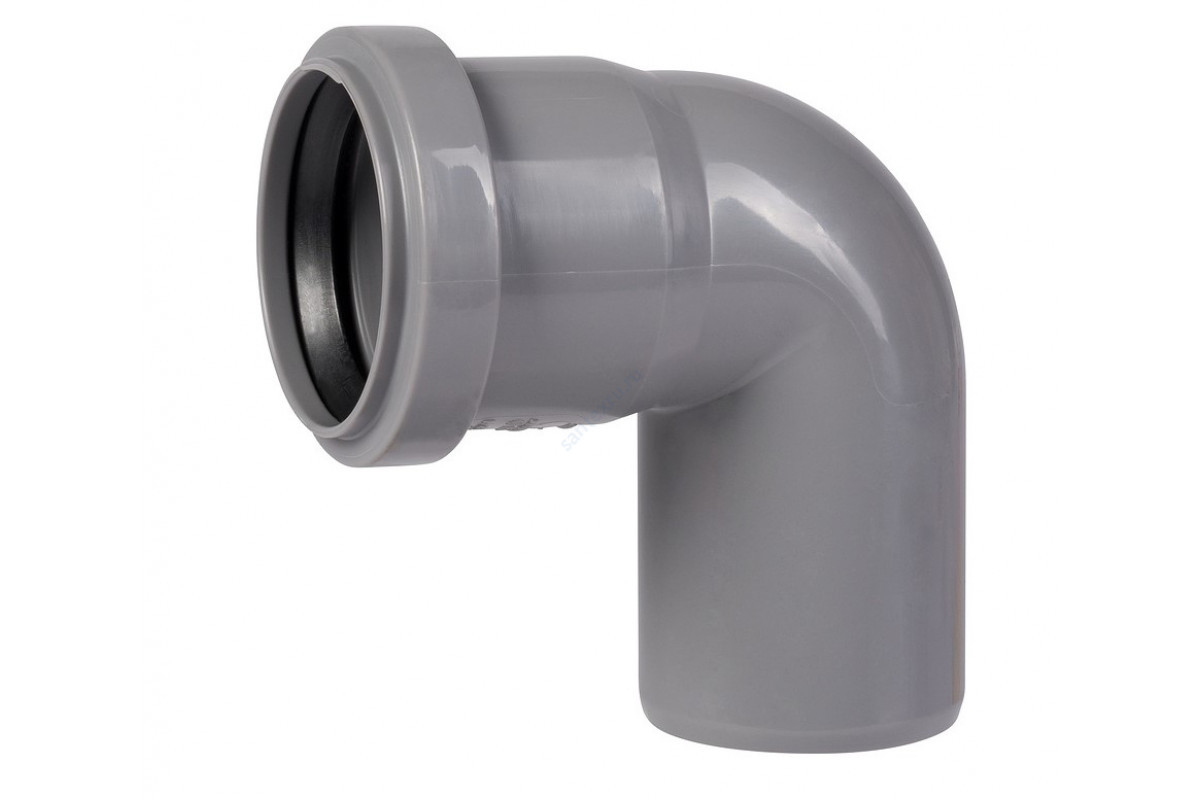 Отвод PP-H серая HT HTB Дн 32х67гр б/нап в/к Ostendorf 110130