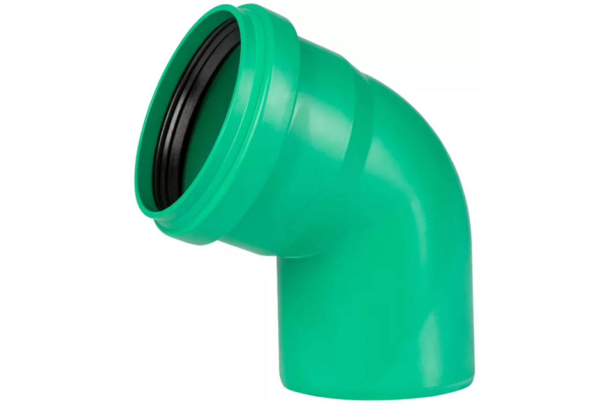 Отвод PP-MD зелёный KG2000 KG2000B Дн 125х67гр б/нап в/к Ostendorf 771430