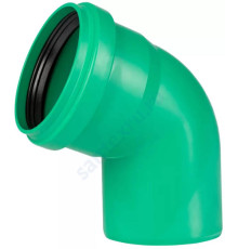 Отвод PP-MD зелёный KG2000 KG2000B Дн 125х67гр б/нап в/к Ostendorf 771430