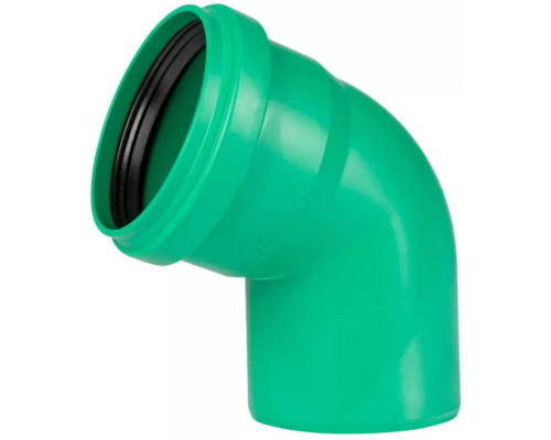 Отвод PP-MD зелёный KG2000 KG2000B Дн 125х67гр б/нап в/к Ostendorf 771430
