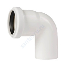 Отвод PP-H белый HT HTBw Дн 50х1,8х45гр б/нап в/к Ostendorf 559420