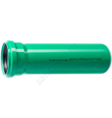 Труба PP-MD с раструбом зелёная KG2000 KG2000EM Дн 160х6,2 б/нап SN16 L=1,0м в/к Ostendorf 780540