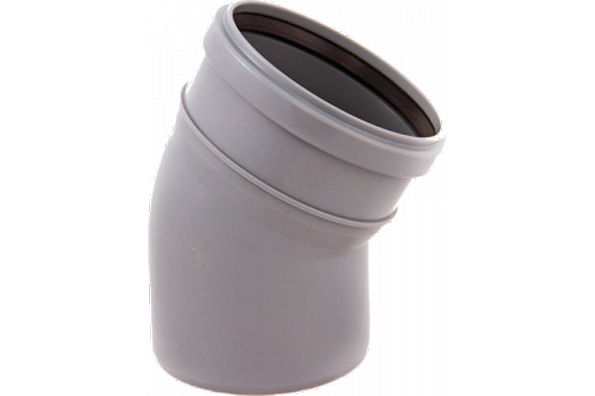 Отвод PP-H серый Дн 32х87гр б/нап в/к VALFEX 20101032