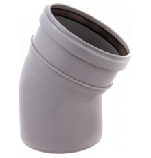 Отвод PP-H серый Дн 40х87гр б/нап в/к RTP (РосТурПласт) 16739