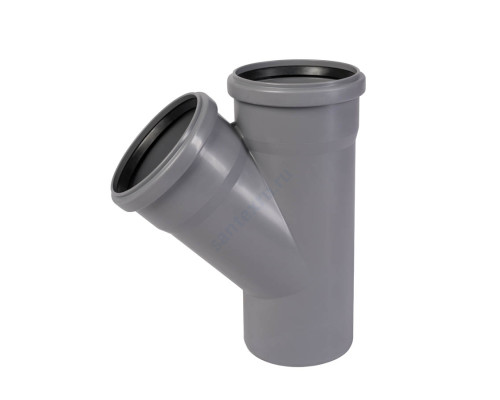 Тройник PP-H серая HT HTEA Дн 32х32х67гр б/нап в/к Ostendorf 110300
