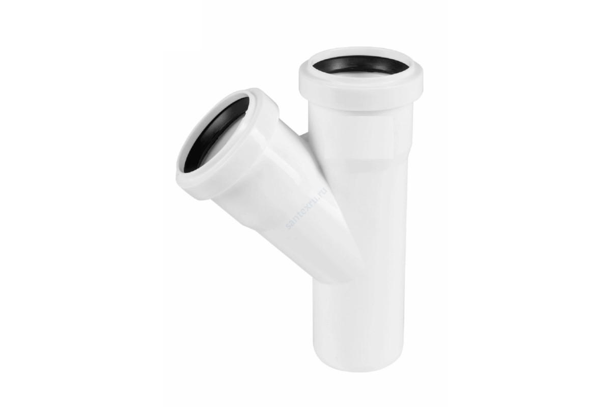 Тройник PP-H белый HT HTEAw Дн 32х32х45гр б/нап в/к Ostendorf 559600