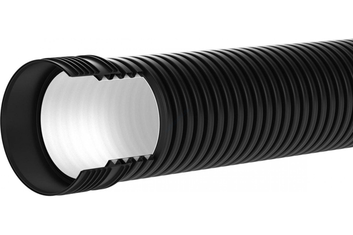Труба ПЭ раструбная гофрированная КОРСИС DN/ID 600 б/нап SN8 L=6,0м Полипластик 343160084100