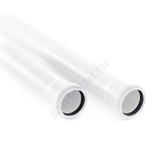 Труба PP-H с раструбом белая Дн 32х1,8 б/нап L=2,0м в/к RTP (РосТурПласт) 27522