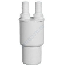 Муфта PP-H переходная белая HT Дн 50х40 б/нап резьба 1/2"НР , штуцер 14мм Alca Plast AKS6