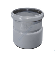 Муфта PP-H насадная серая HT HTAM Дн 110 б/нап в/к Ostendorf 115810