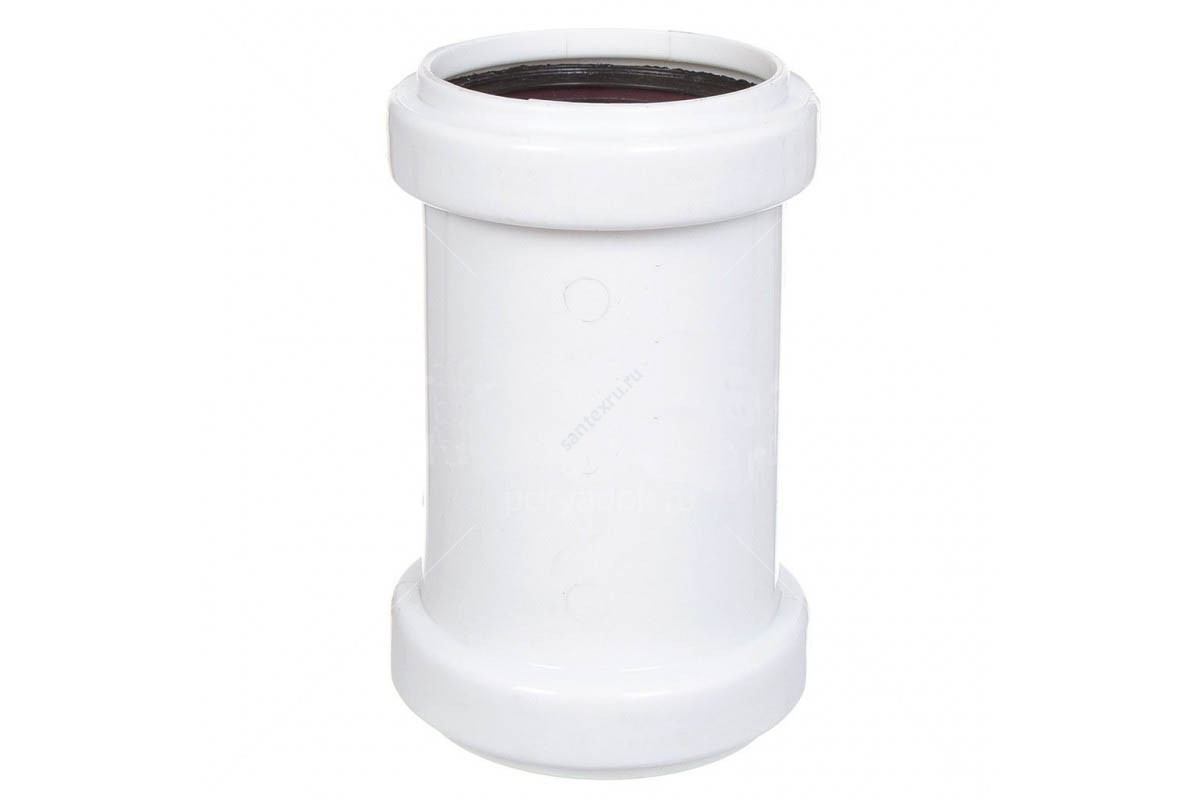 Муфта PP-H ремонтная бесшумная белая Дн 110 б/нап в/к RTP (РосТурПласт) 24561