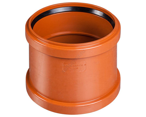 Муфта PP-B ремонтная коричневая Дн 200 б/нап в/к RTP (РосТурПласт) 15609