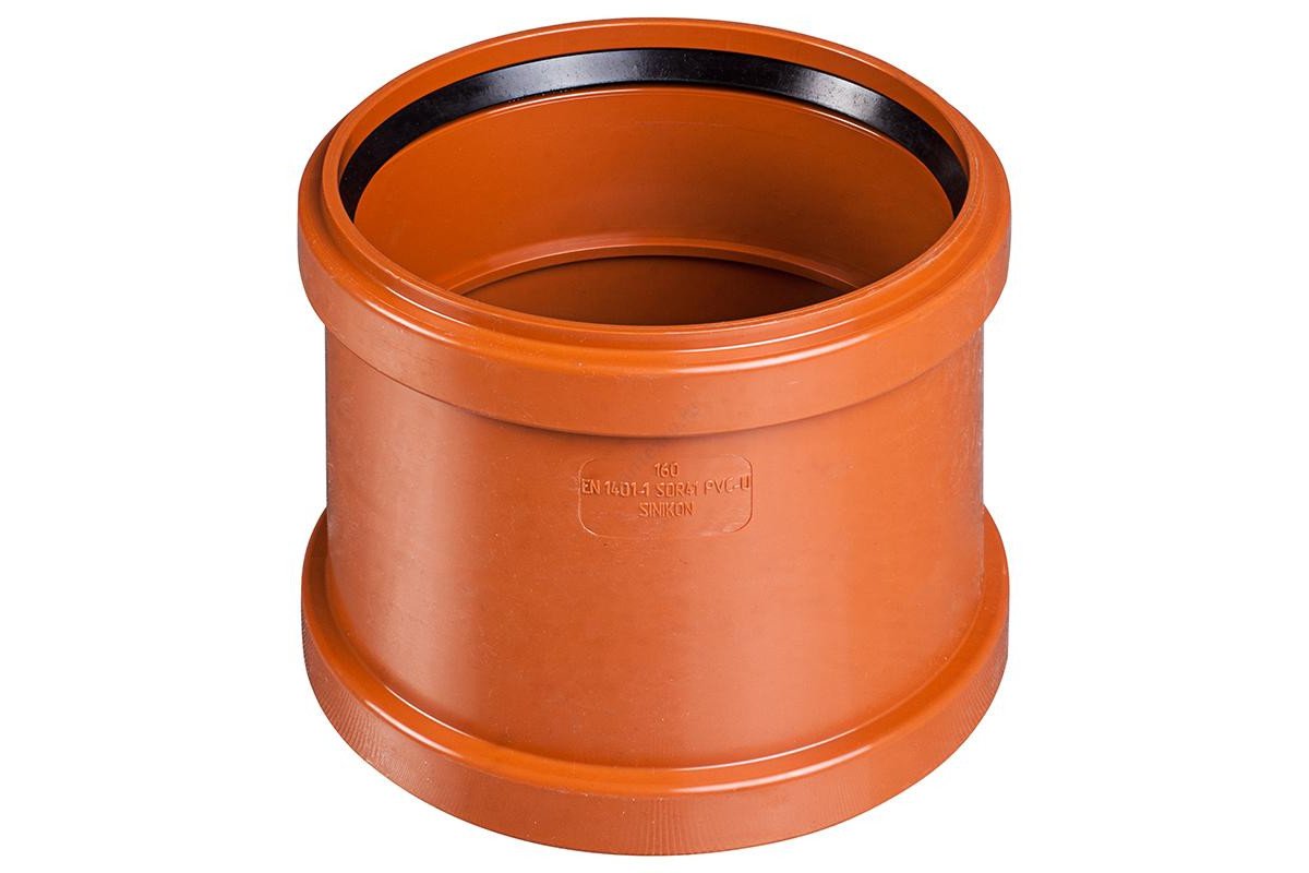 Муфта PP-B ремонтная коричневая Дн 160 б/нап в/к RTP (РосТурПласт) 11634