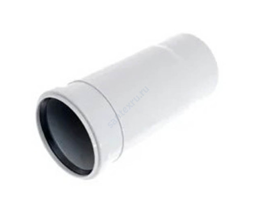 Патрубок PP-H компенсационный бесшумный белый RAUPIANO PLUS Дн 110 б/нап в/к Rehau 11215941001