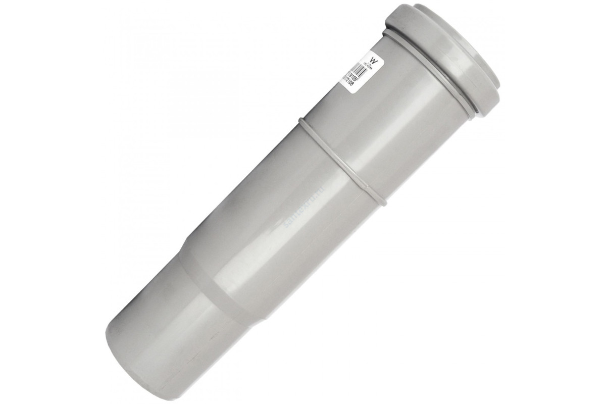 Патрубок PP-H компенсационный серый Дн 110 б/нап в/к VALFEX 23300110