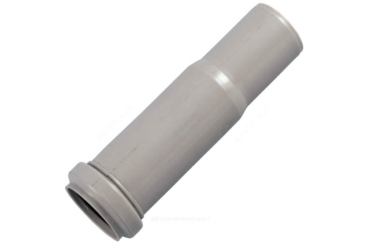 Патрубок PP-H компенсационный серый Дн 50 б/нап в/к RTP (РосТурПласт) 11366