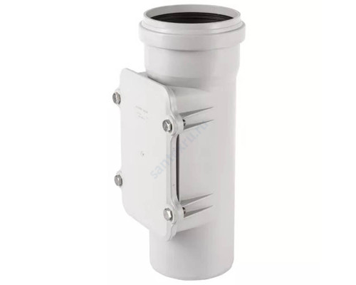 Ревизия (PP-MD) с крышкой бесшумная светло-серая Skolan dB SKRE Дн 78 (DN70) б/нап в/к Ostendorf 333600