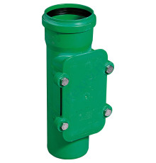 Ревизия PP-MD с крышкой зелёная KG2000 KG2000RE Дн 125 б/нап в/к Ostendorf 778410