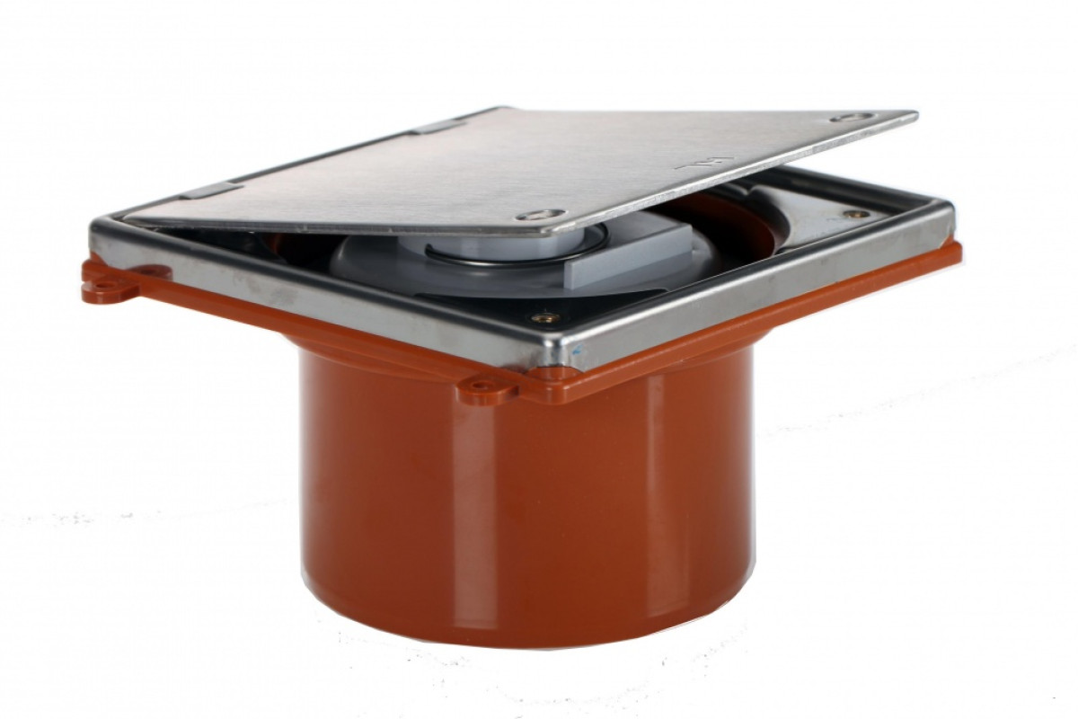 Ревизия-прочистка PP-B коричневая Дн 110 б/нап для НПВХ и PP-H HL HL98