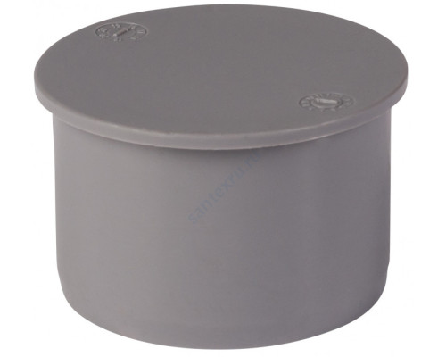 Заглушка PP-H серая HT HTM Дн 90 б/нап Ostendorf 114620