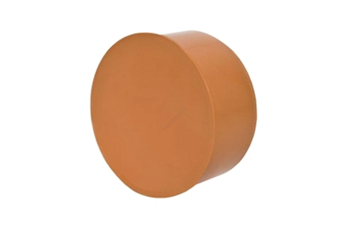 Заглушка PP-B коричневая Дн 110 б/нап RTP (РосТурПласт) 11627