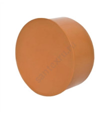 Заглушка PP-B коричневая Дн 200 б/нап RTP (РосТурПласт) 15608