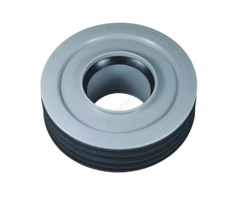 Переход PP-H внутренний серый HT HTRI Дн 110х50 б/нап для установки в раструб Ostendorf 115770