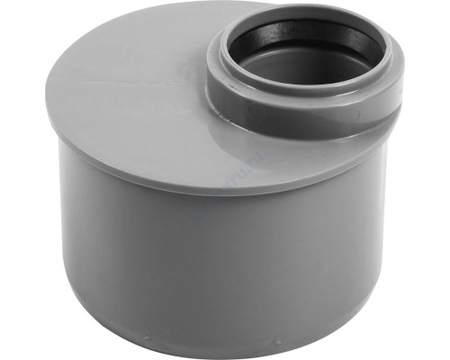 Переход PP-H эксцентрический короткий серый HT HTR Дн 75х50 б/нап в/к Ostendorf 113715