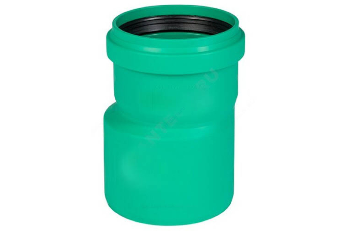 Переход PP-H эксцентрический зелёный KG2000 KG2000R Дн 160х110 б/нап в/к Ostendorf 775350