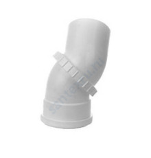 Отвод поворотный PP-H Дн 50 б/нап в/к Ostendorf 905000