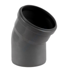 Отвод НПВХ с раструбом серый Дн 110х87гр б/нап в/к ТУ 6-49-33-92