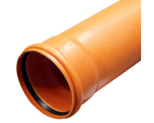 Труба НПВХ с раструбом коричневая Дн 500х12,3 б/нап L=6,16м в/к SN4 Хемкор Труба НПВХ с раструбом коричневая Дн 500х12,3 б/нап L=6,16м в/к SN4 Хемкор