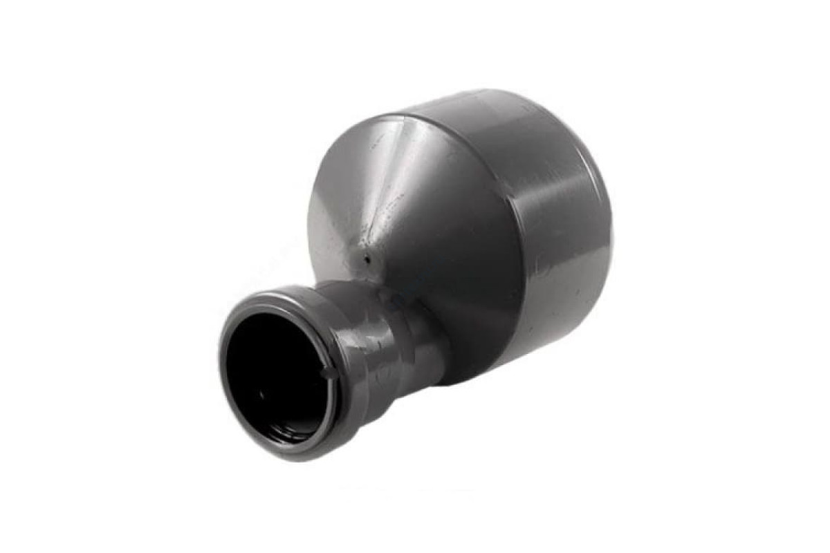 Переход НПВХ серый Дн 110х50 б/нап в/к ТУ 6-19-307-86 