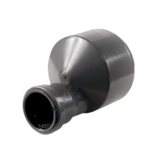 Переход НПВХ серый Дн 110х50 б/нап в/к ТУ 6-19-307-86 