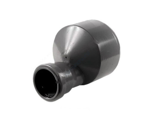 Переход НПВХ серый Дн 110х50 б/нап в/к ТУ 6-19-307-86 