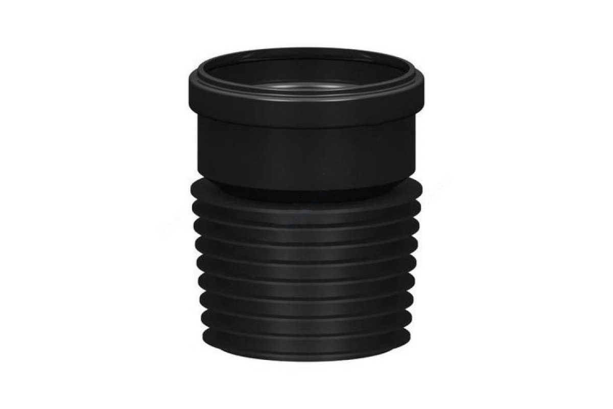 Переход ПВХ универсальный черный Дн 110х90 б/нап ремонтный Татполимер ТП-82.100 