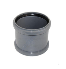 Муфта НПВХ ремонтная серая Дн 50 б/нап в/к ТУ 6-49-33-92