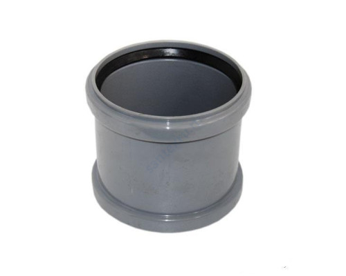 Муфта НПВХ ремонтная серая Дн 50 б/нап в/к ТУ 6-49-33-92