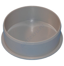 Заглушка НПВХ серая Дн 110 б/нап