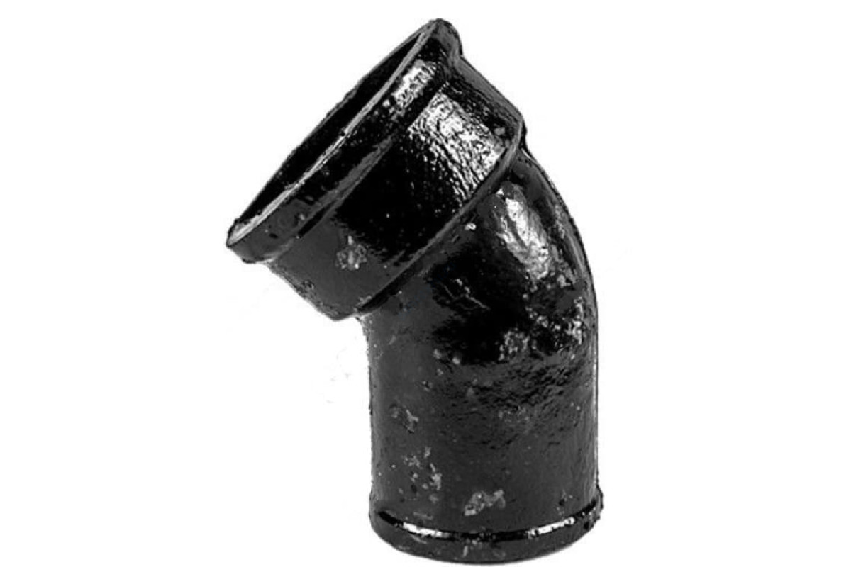 Отвод чугун канализационный Ду 100х135гр б/н ГОСТ 6942-98 ДПК