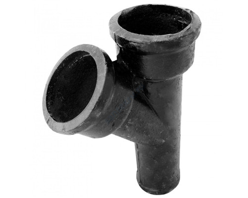 Тройник чугун канализационный Ду 150х100х45гр б/н ГОСТ 6942-98 косой ДПК