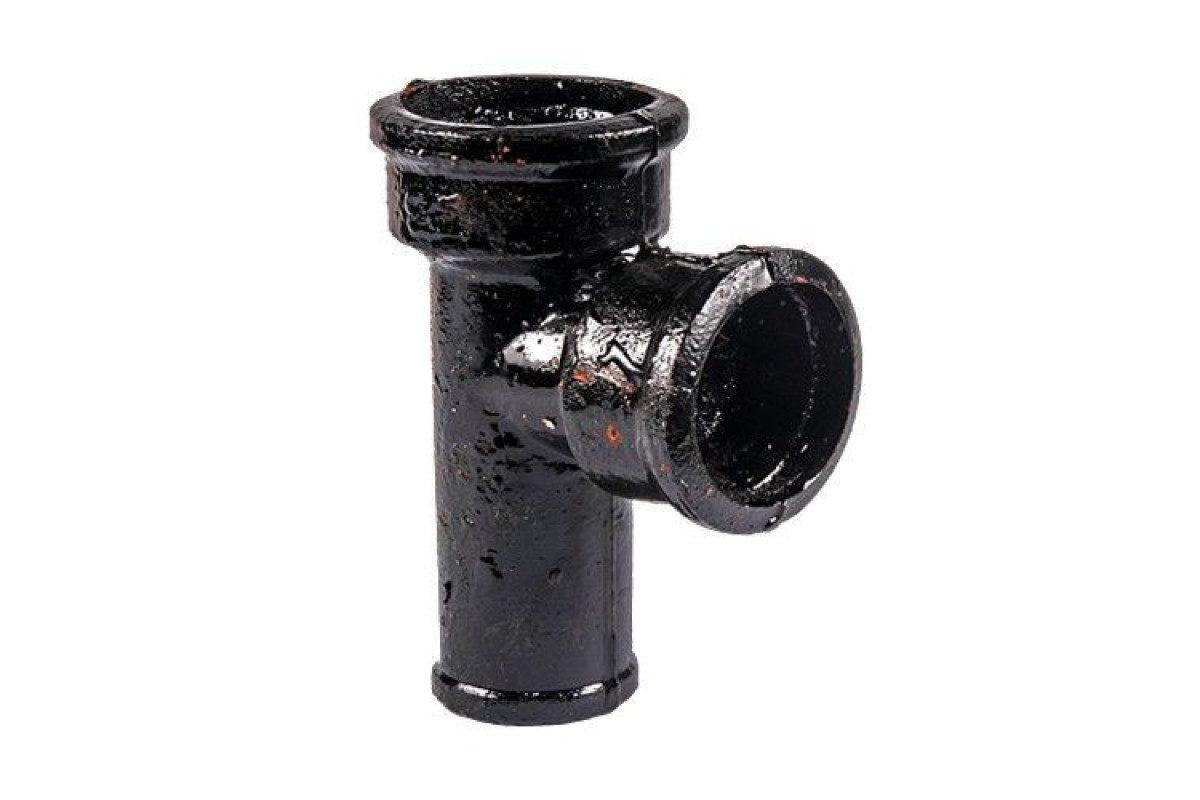 Тройник чугун канализационный Ду 150х100х90гр б/н ГОСТ 6942-98 прямой Завод Универсал