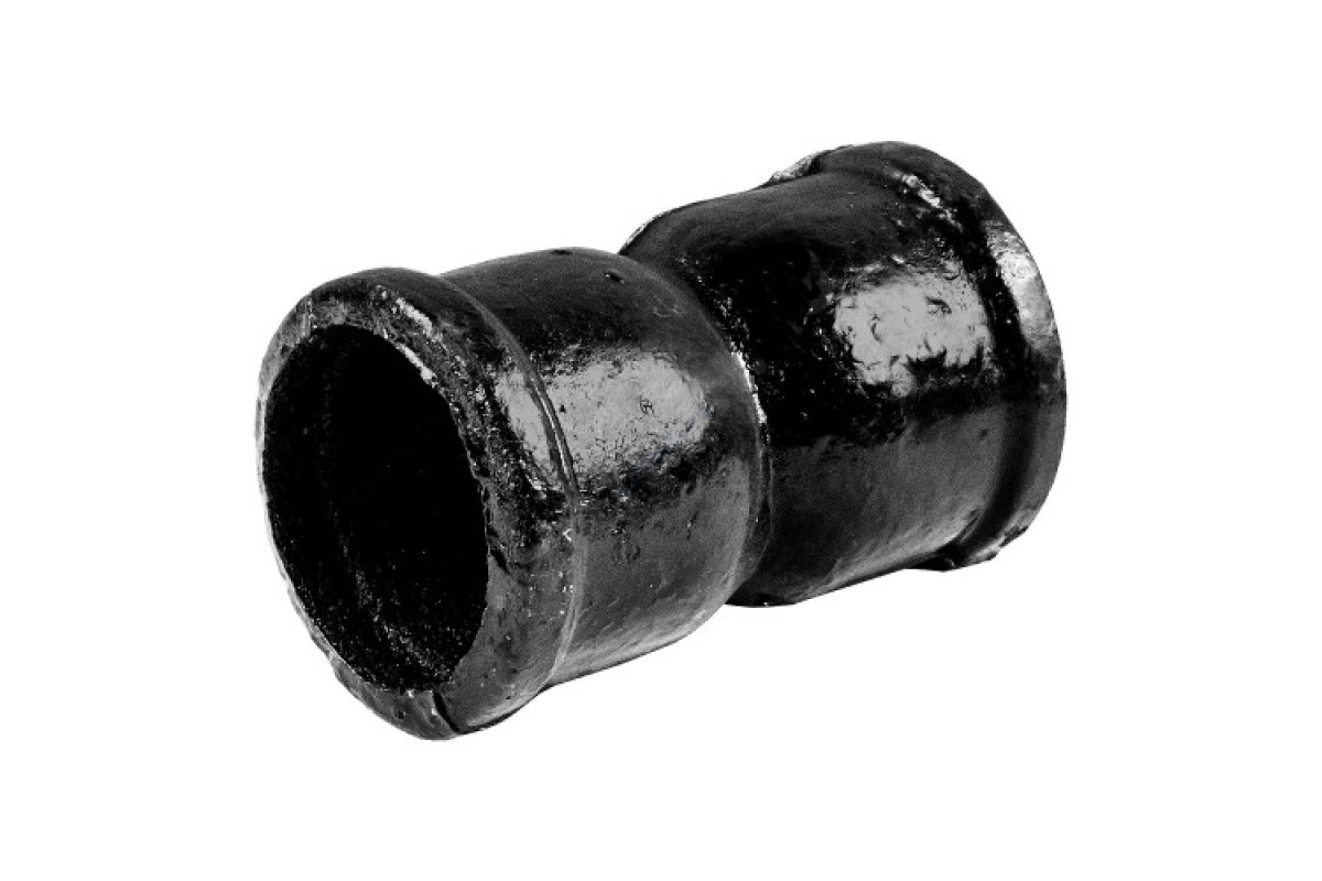 Муфта чугун канализационная Ду 100 б/н ГОСТ 6942-98 прямая ДПК