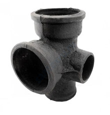 Крестовина чугун канализационная Ду 100х100х50х90гр б/н 2-плоскостная ГОСТ 6942-98 правая Кронтиф 