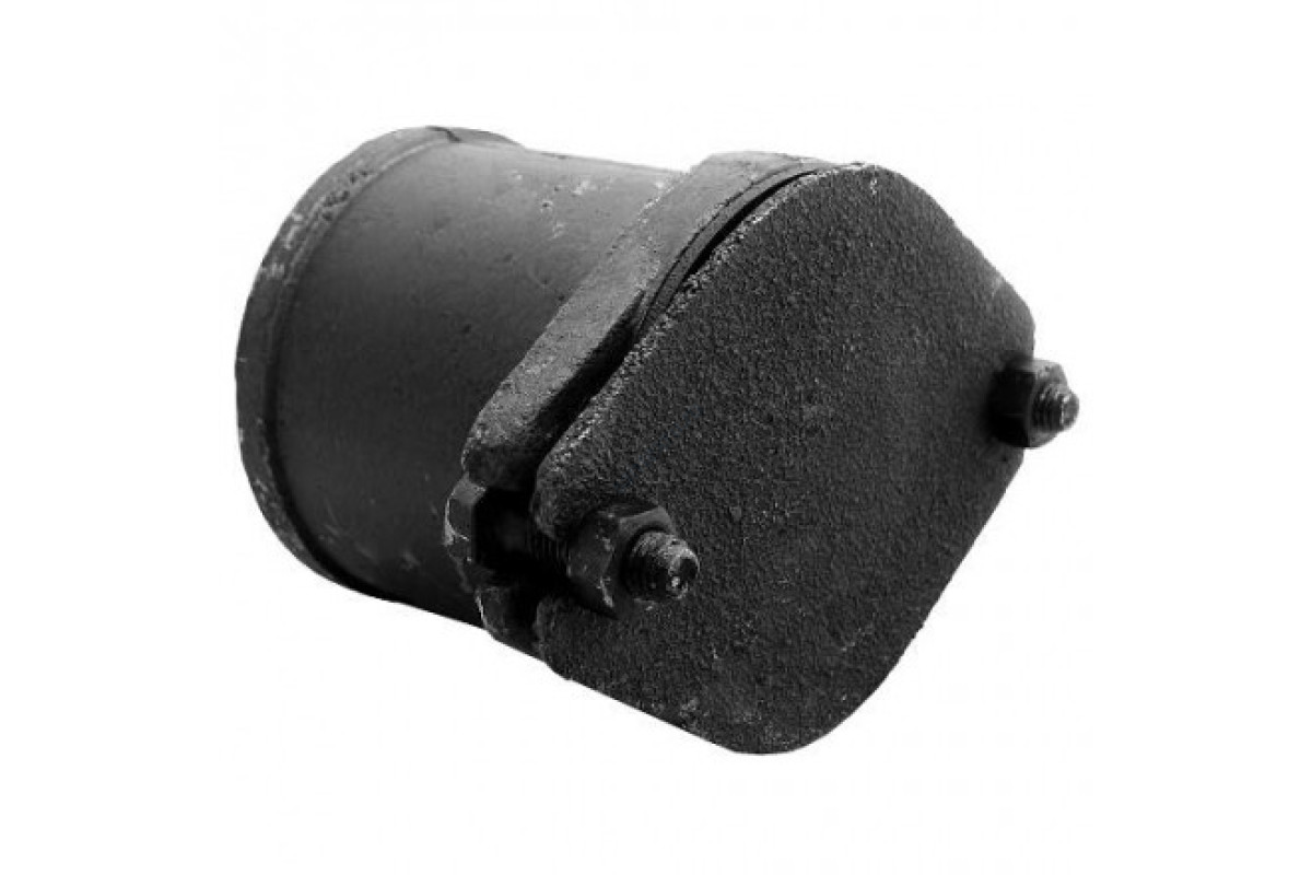 Заглушка чугун канализационная Ду 100 б/н прямая ДПК