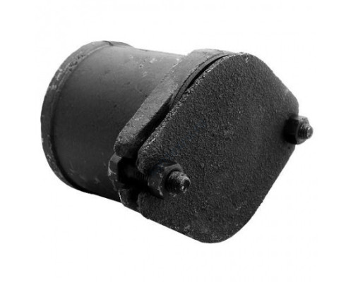 Заглушка чугун канализационная Ду 100 б/н прямая ДПК