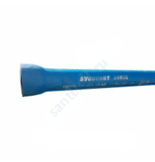 Труба чугун ВЧШГ Тайтон Ду 250 L=6м раструбная с ЦПП с наружным цинковым и лаковым покрытием Свободный Сокол